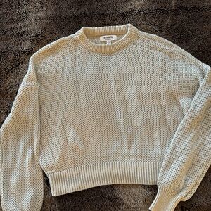 Cropped metallic bb dakota sweater